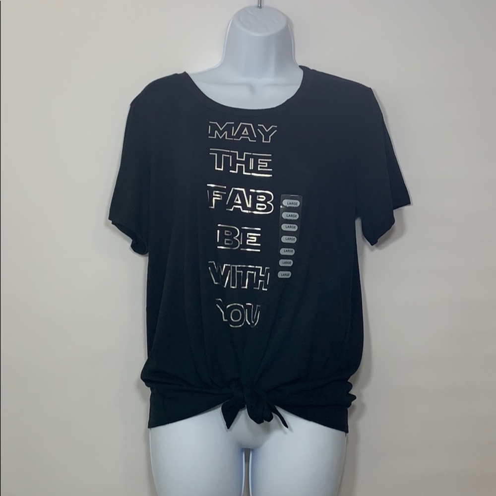 Disney Star Wars front tie tee shirt 11241000
